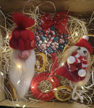 Ozdoba świąteczna mikołaj